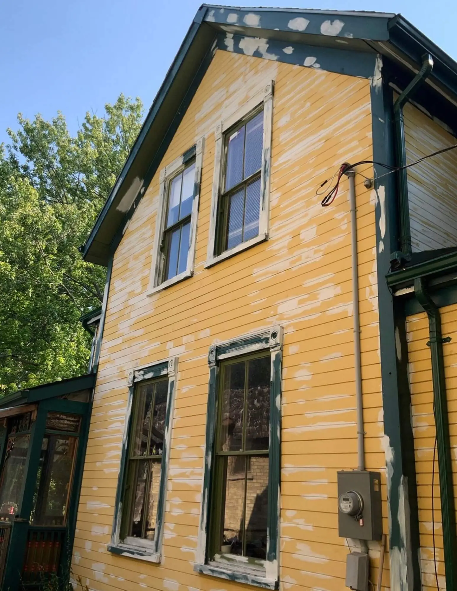 heritage home before professional restoration