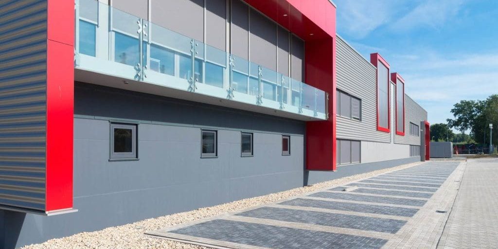 commercial-painting-london-ontario commercial warehouse building professionally painted london ontario